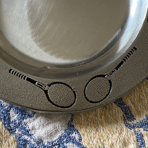 Pewtarex Trophy Plate Dish I Tennis Rim - Picture 5 of 15